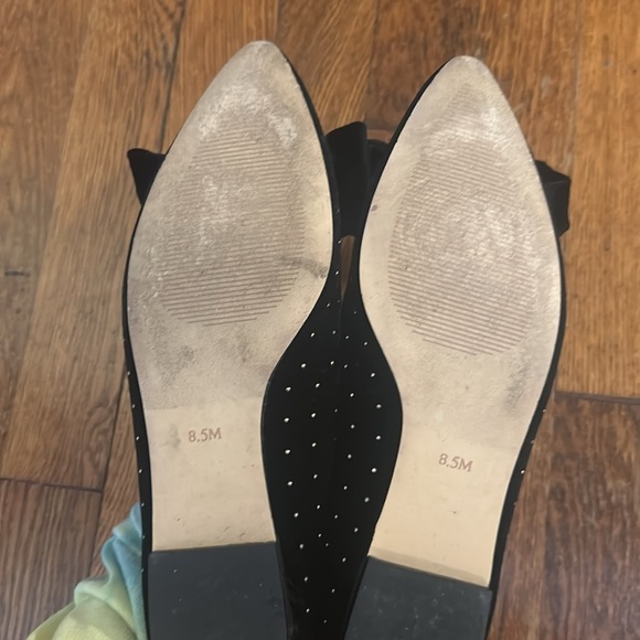 Velvet Pointed Toe Flat (Loft, 8.5) - Picture 4 of 4